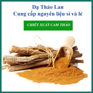 CHIẾT XUẤT CAM THẢO