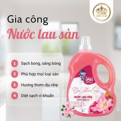 Gia công nước lau sàn/ Gia công mỹ phẩm, hóa mỹ phẩm chuyên nghiệp