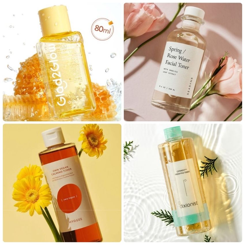 Gia công toner hoa đậu biếc chất lượng cao