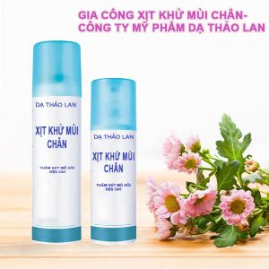 Gia công xịt khử mùi chân/ Gia công mỹ phẩm, xịt khử mùi theo yêu cầu