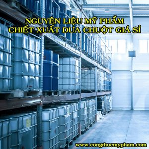 nguyen lieu my pham chiet xuat dua chuot