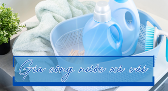 Gia công nước xả vải: Cho áo thơm lâu, bảo vệ làn da tuyệt đối