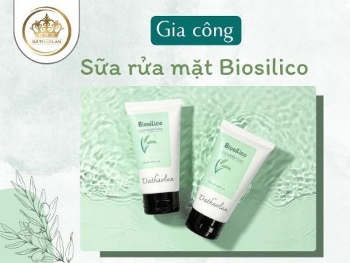 Gia công sữa rửa mặt Biosilico: Tăng collagen, chống lão hóa