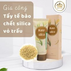 Gia công tẩy tế bào chết silica vỏ trấu