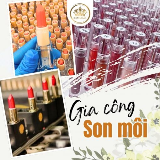 Gia công son môi độc quyền thương hiệu