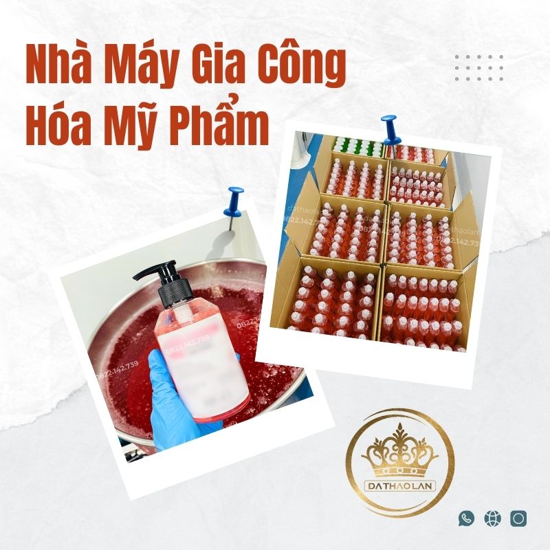 Nhà máy gia công hóa mỹ phẩm