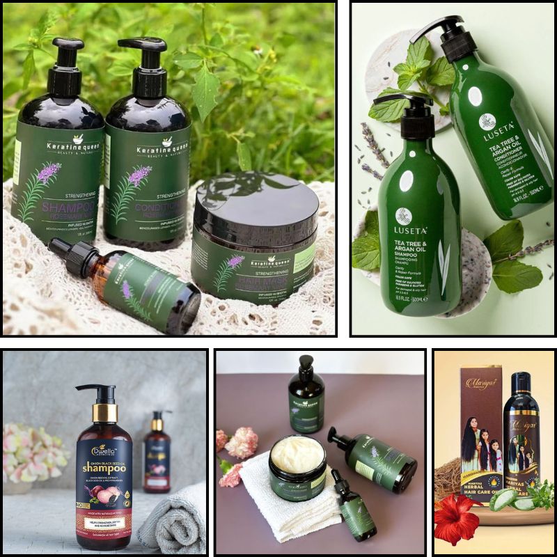 Gia công dầu gội thiên nhiên