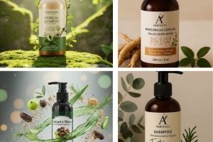 Gia Công Dầu Gội Thảo Mộc Bồ Kết, Hương Nhu, Gừng, Bưởi