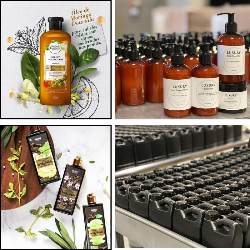 Nhà máy gia công dầu gội thảo dược