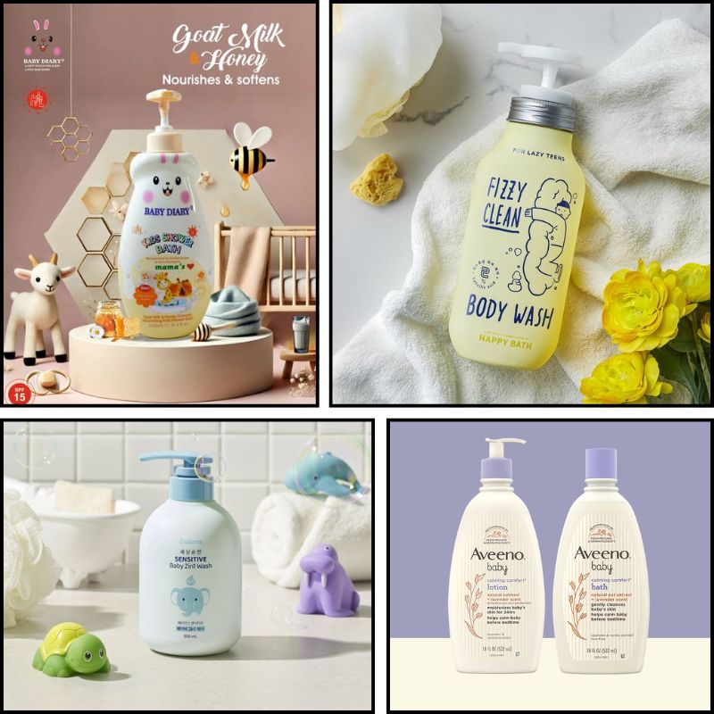 Gia công sữa tắm gội em bé độc quyền theo yêu cầu