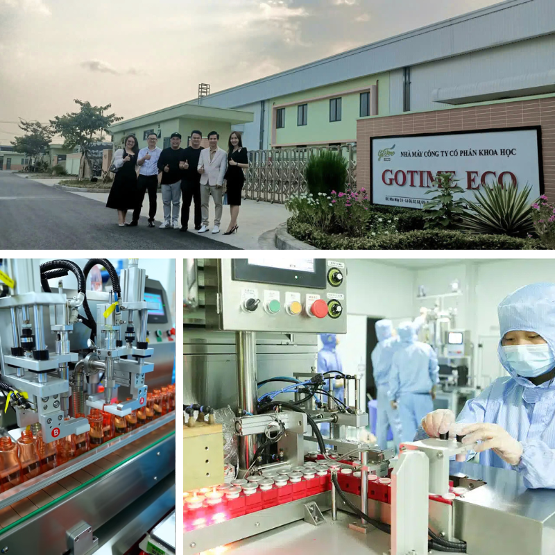 Nhà máy gia công sữa tắm gội trẻ em